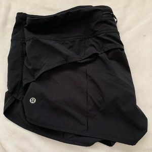 Lululemon run speed up shorts